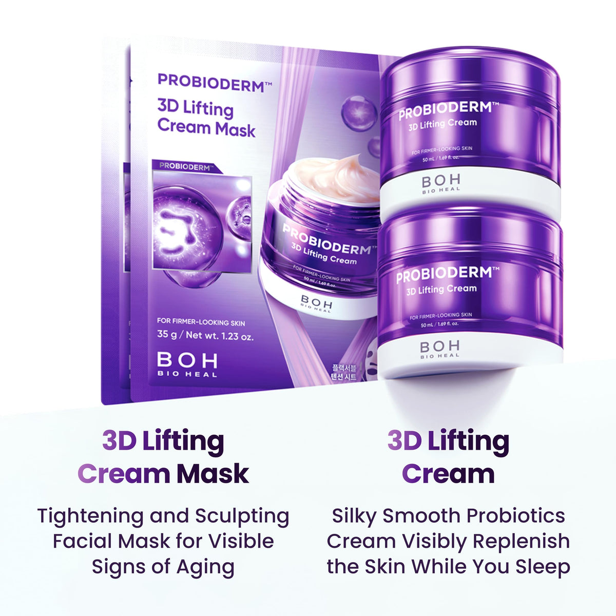 BIOHEAL BOH cream jar in hand to show size and easy daily application