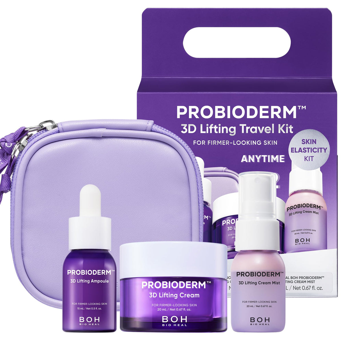 BIOHEAL BOH front packaging showing travel kit and benefits
