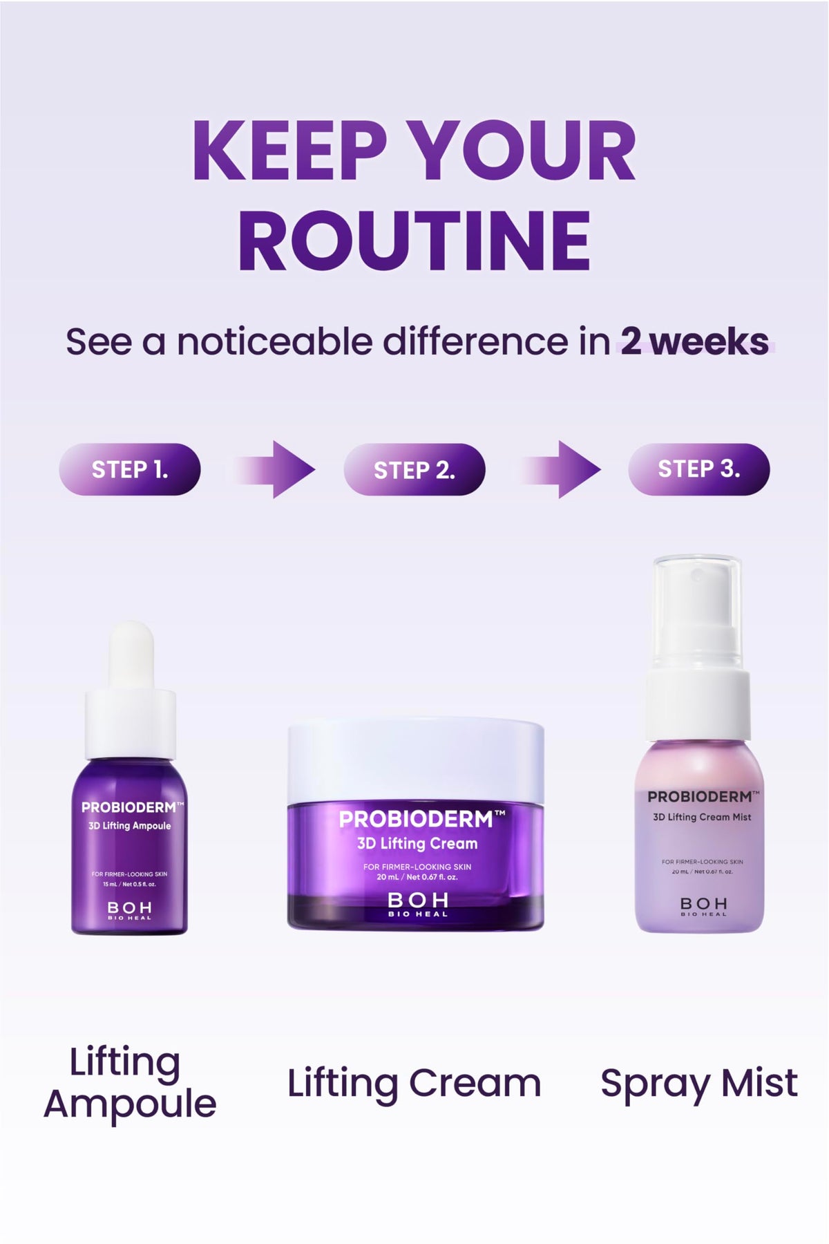 BIOHEAL BOH lifestyle in bathroom showing on-the-go skincare routine