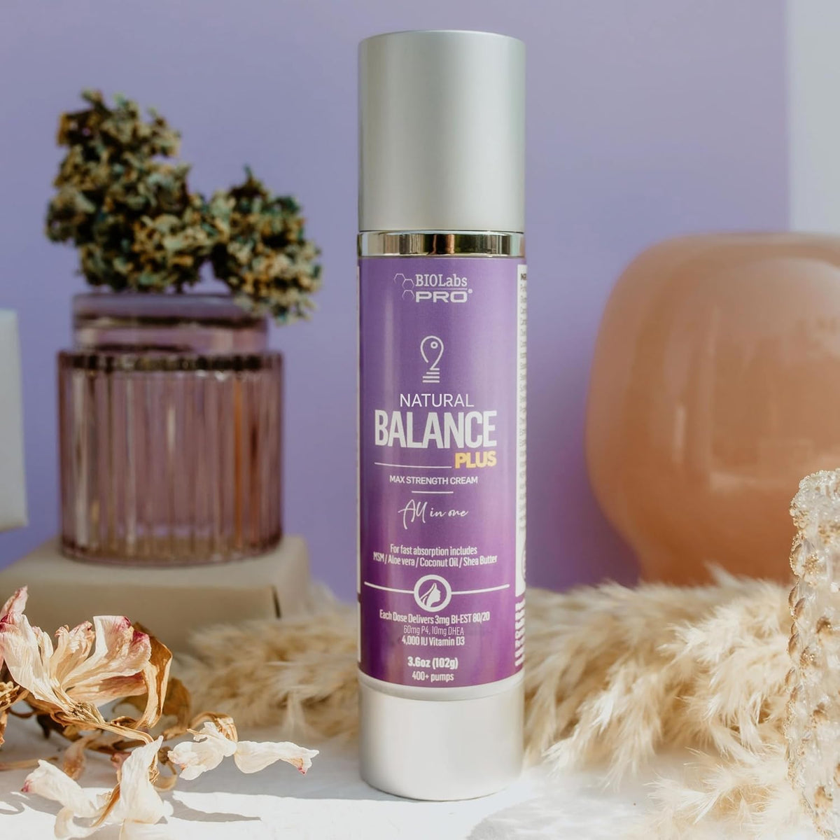BIOLABS PRO cream texture spread on skin highlighting smooth absorption