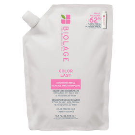 Biolage Color Last front packaging shows refill bottle and benefits