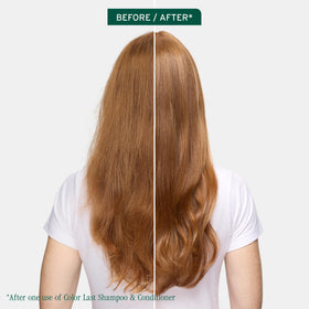 Biolage shampoo texture close-up illustrating gentle low-pH cleanse and vibrancy protection