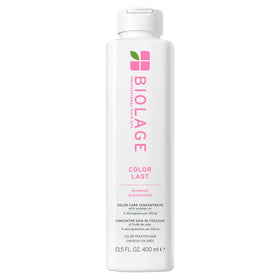 Biolage front packaging showing bottle and product name with benefits