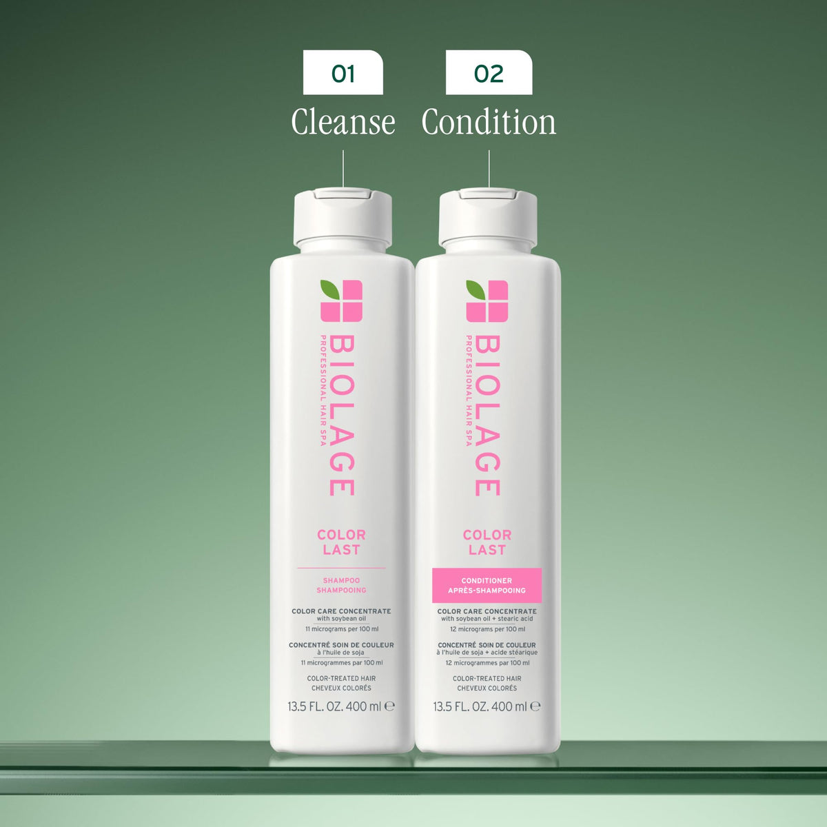 Biolage soybean oil ingredient visual emphasizing antioxidant nourishment