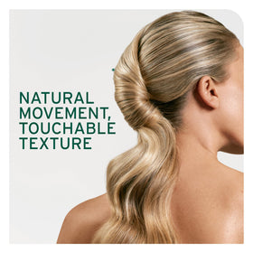 Biolage texture close-up showing fine mist for natural volume benefit