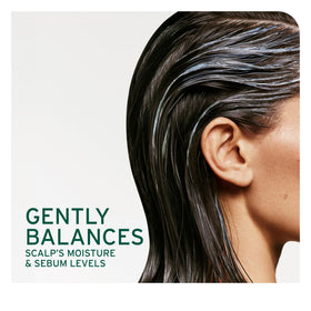 Biolage pump dispenser close-up for easy salon-style dispensing benefit