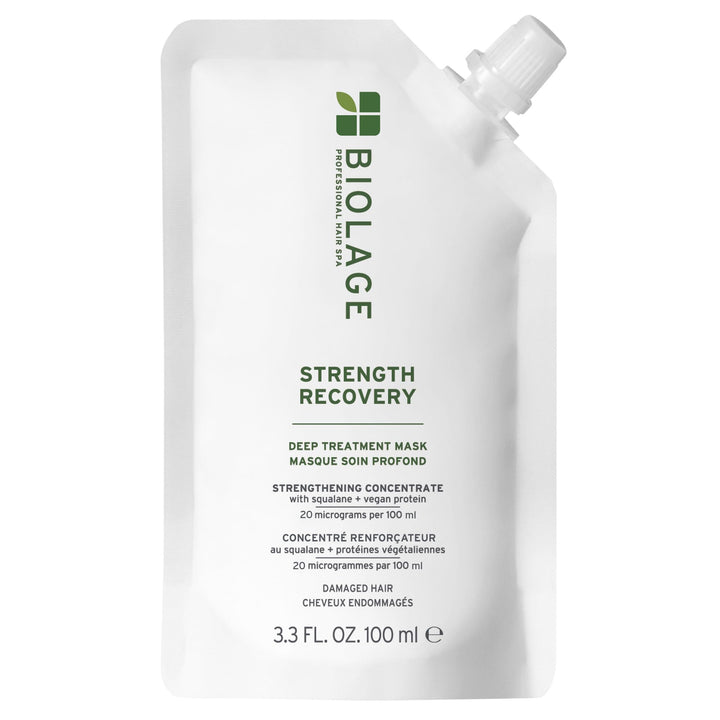 Biolage front pouch showing treatment pack and instant nourishment benefit