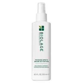 Biolage Finishing Spritz front packaging showing product benefits and vegan label