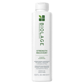 Biolage front packaging showing shampoo bottle and benefits