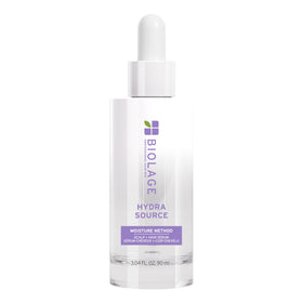 Biolage front packaging showing hydrating serum benefits