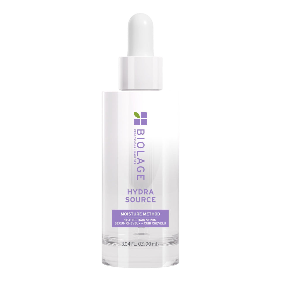 Biolage front packaging showing hydrating serum benefits
