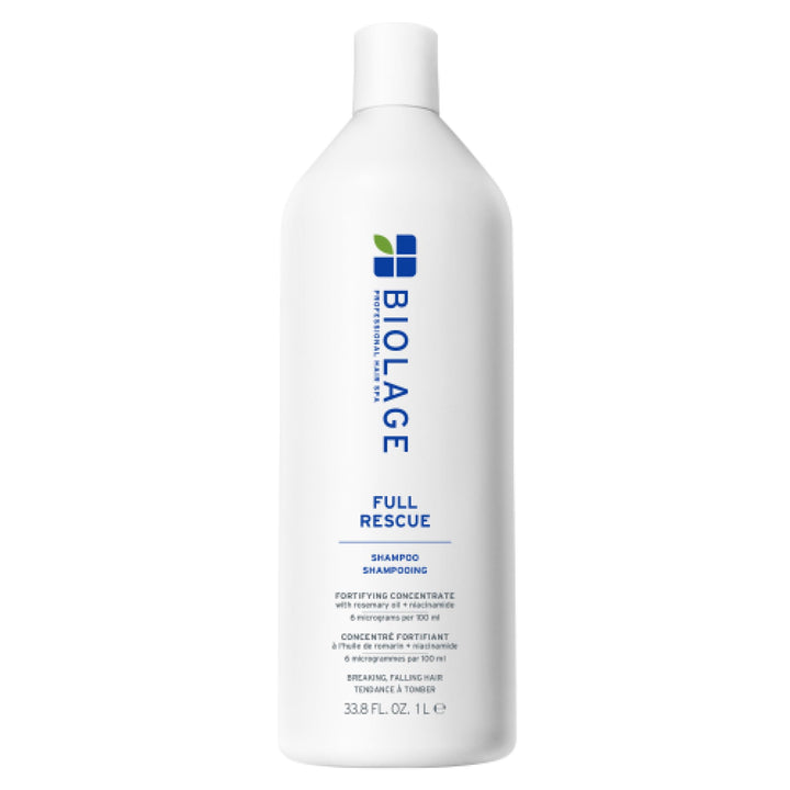 Biolage Full Rescue front bottle showing product and immediate fullness benefit