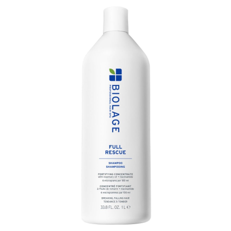 Biolage Full Rescue front bottle showing product and immediate fullness benefit