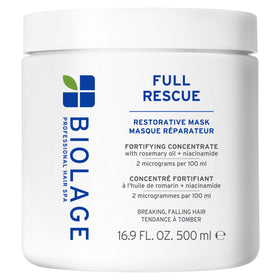 Biolage front packaging showing product and fuller-looking promise