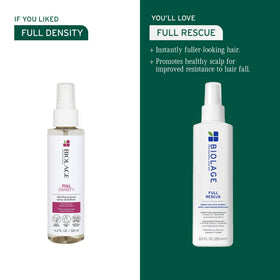 Biolage applied to damp hair showing detangling and styling preparation