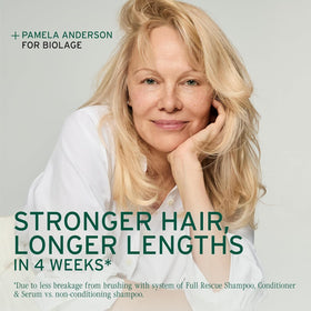 Biolage applied to scalp demonstration for massage and even distribution benefit