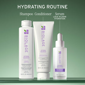 Biolage jar with aloe plant showing natural-source hydration benefits