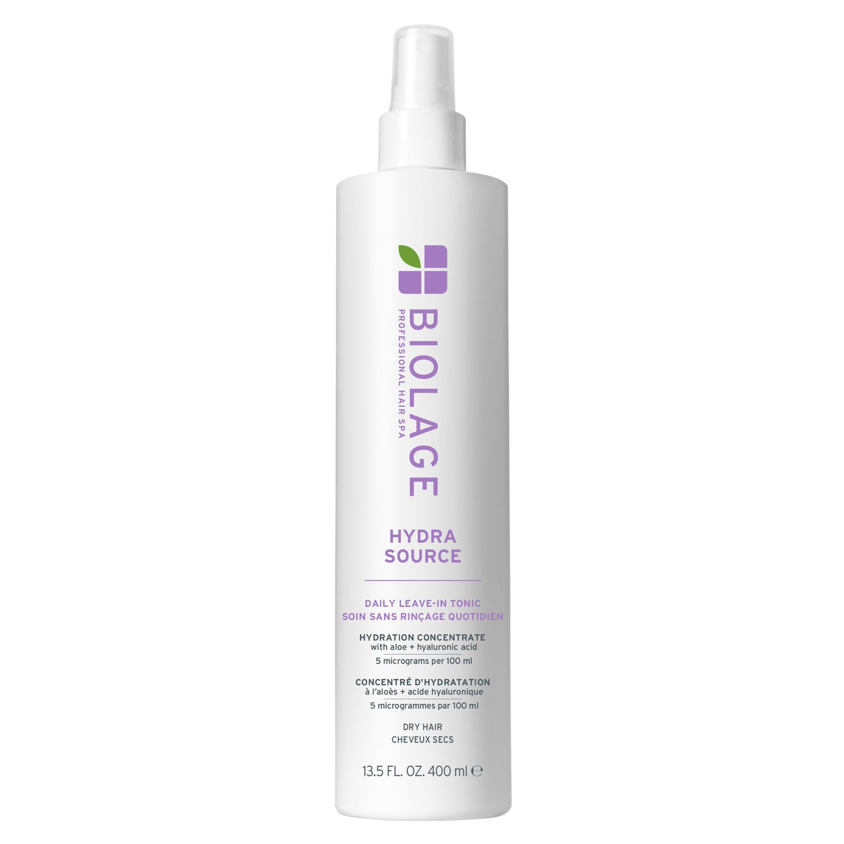 Biolage front packaging showing tonic bottle and product benefit