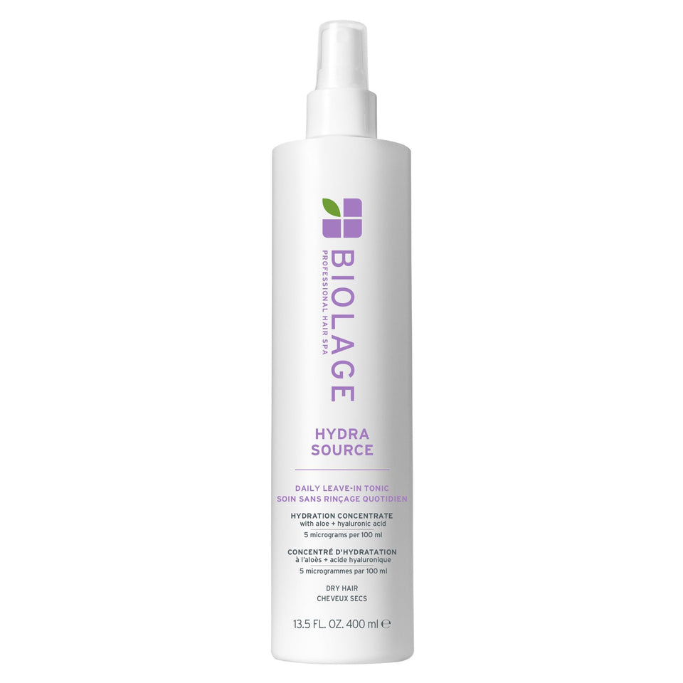 Biolage front packaging showing tonic bottle and product benefit