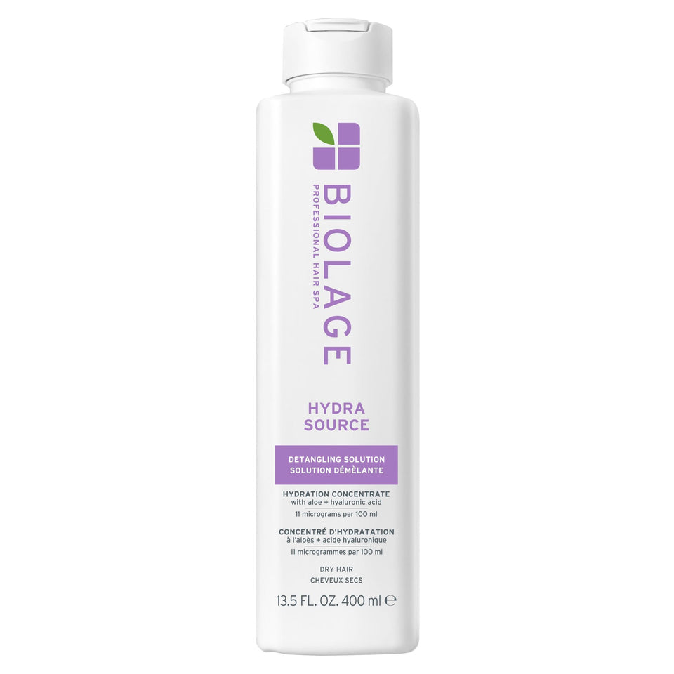 Biolage bottle front packaging showing product and benefits