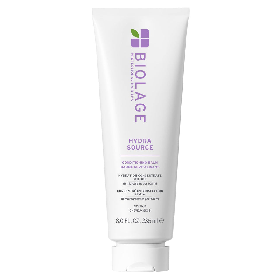 Biolage front packaging showing product and hydration benefit