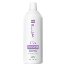 Biolage Hydra Source front packaging showing product and benefit of detangling