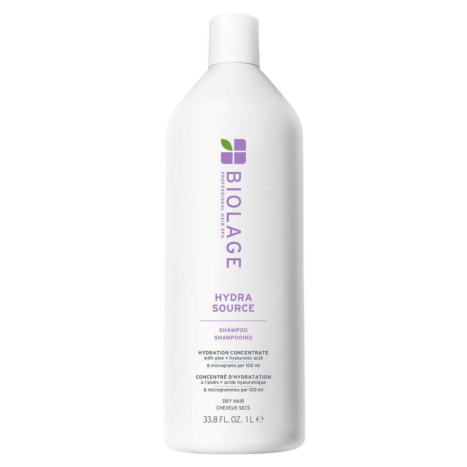 Biolage hydra source front packaging showing product and benefit
