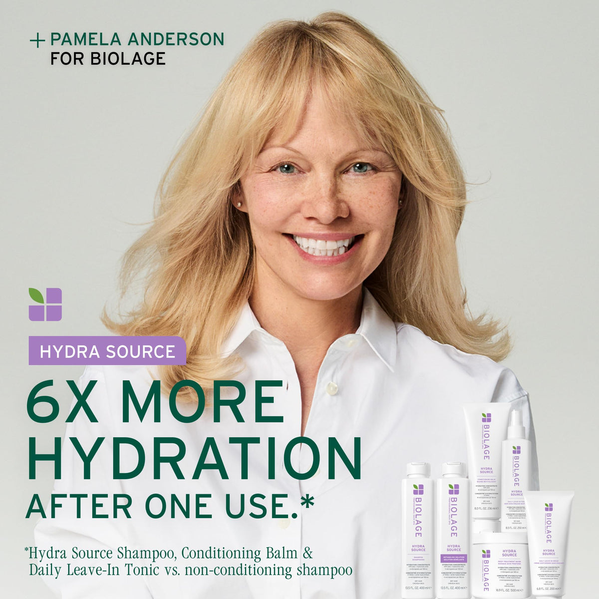 Biolage Hydra Source pump dispensing solution for easy controlled application