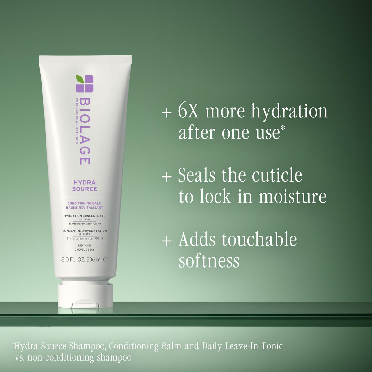 Biolage pump dispensing balm for easy measured application