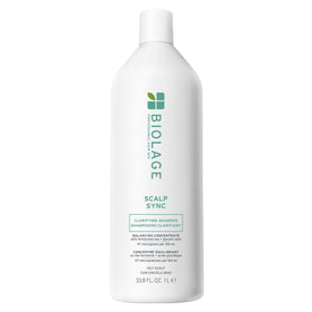 Biolage scalp sync bottle front showing label and clean design benefits