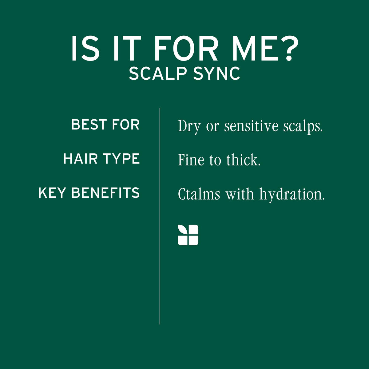 Biolage label close-up featuring fermented tea and glycolic acid benefits for balance