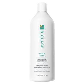 Biolage front bottle showing label and size, promotes clear dandruff control