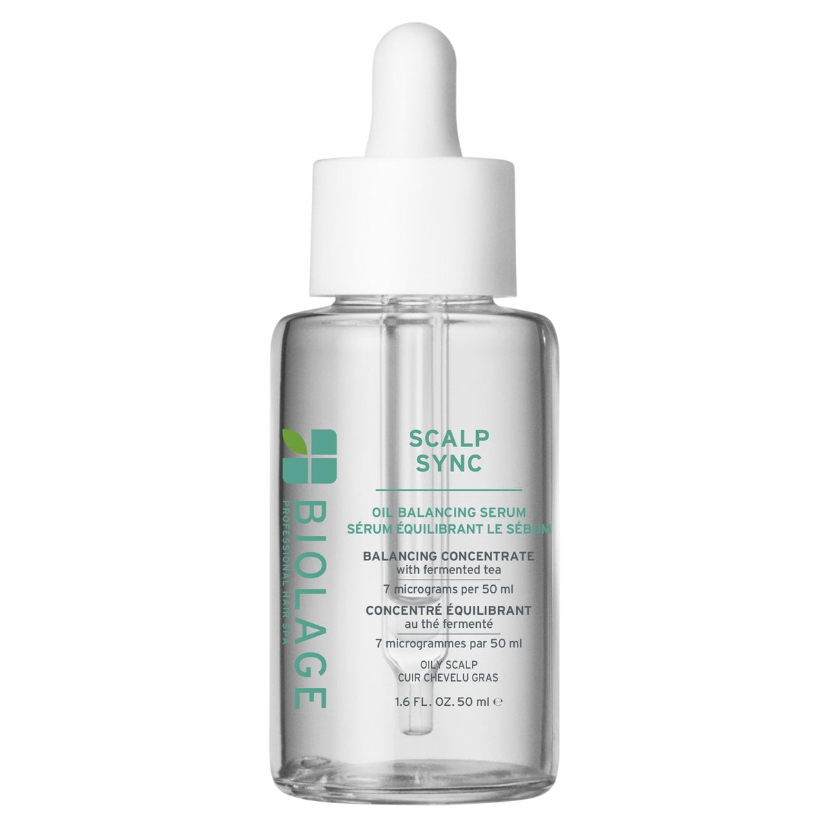 Biolage front packaging showing serum bottle and branding for clear product identification and trust