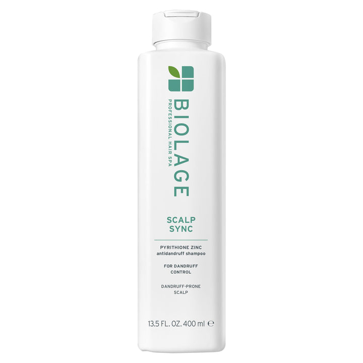 Biolage front packaging showing product for flake control and clean hair