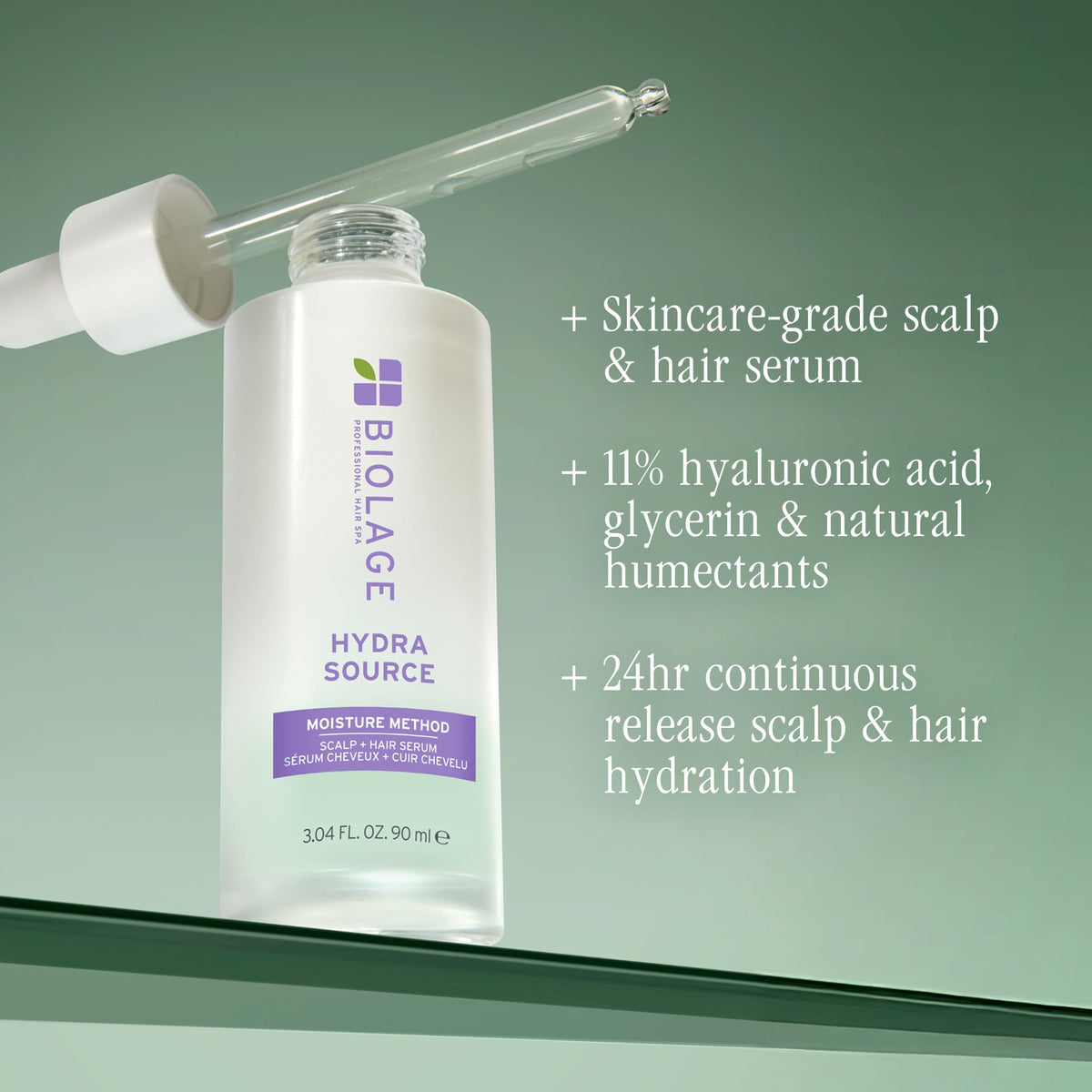 Biolage 3 fl oz bottle size comparison for portability benefit