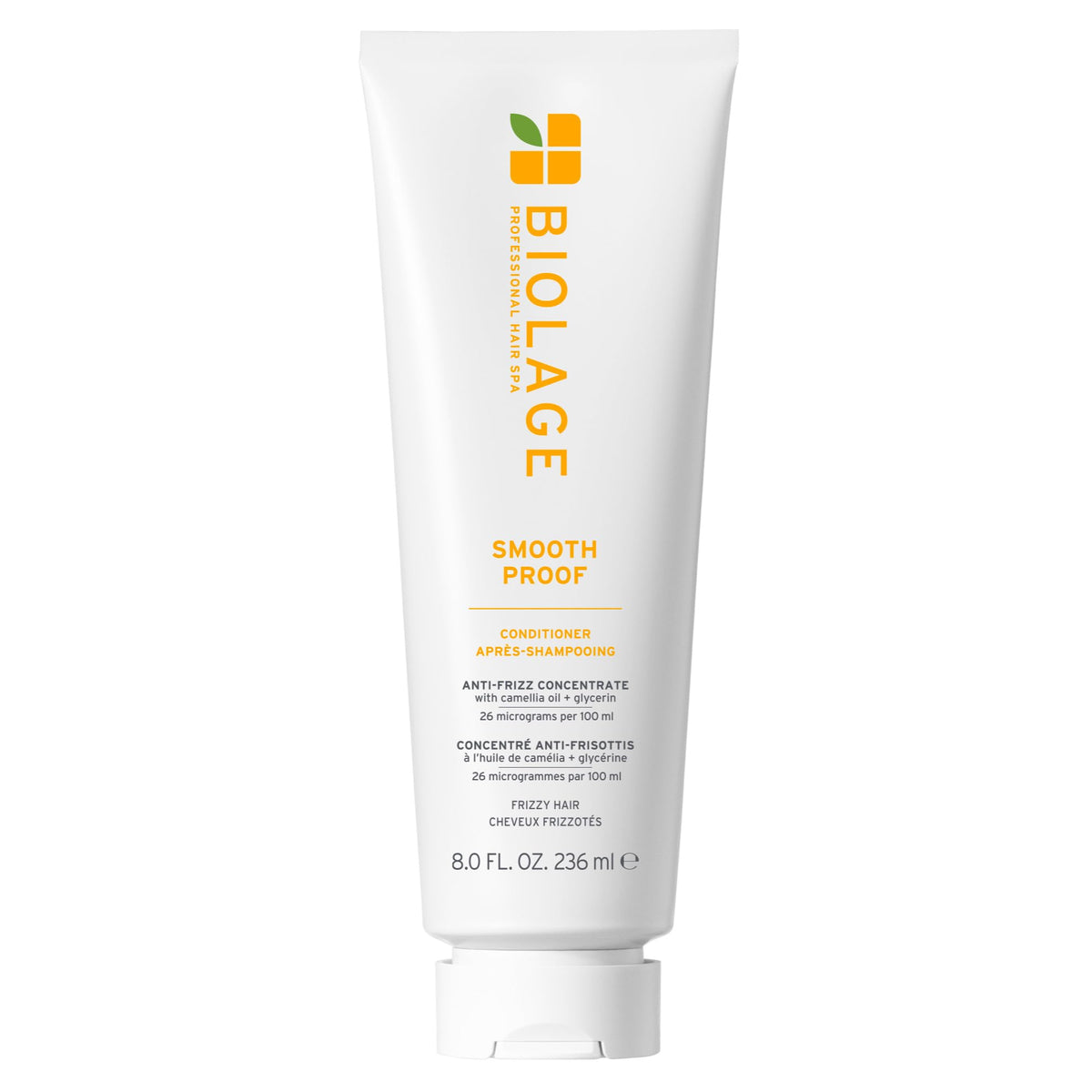 Biolage front packaging showing conditioner and product benefits