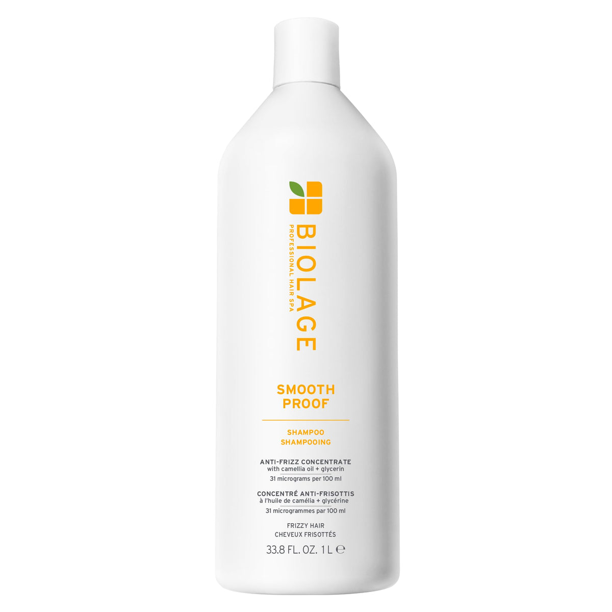 Biolage Smooth Proof front bottle showing sleek packaging and salon performance