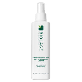 Biolage Smooth Shine Milk front packaging showing sleek bottle and brand