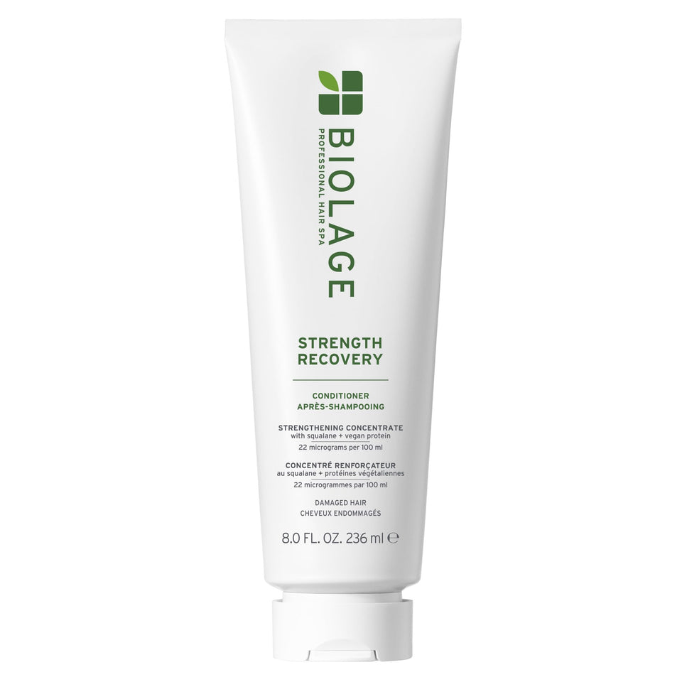Biolage front bottle showing label and benefits for hydrated hair