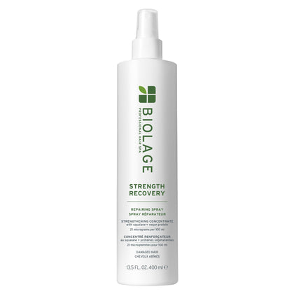 Biolage front packaging showing bottle and product benefits