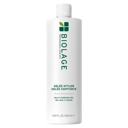 Biolage front packaging showing bottle and label with styling benefits