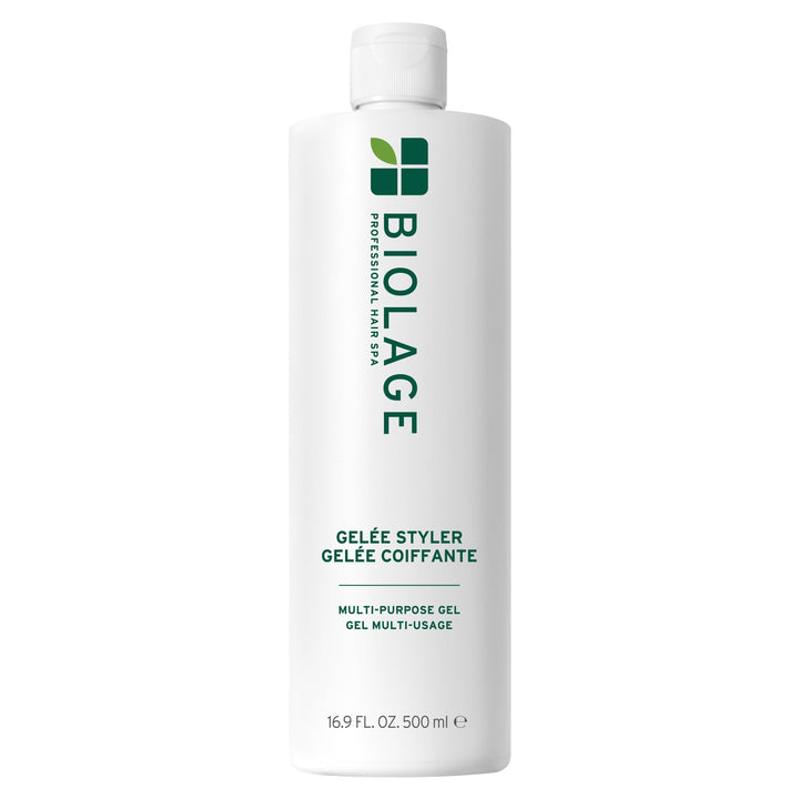 Biolage front packaging showing bottle and label with styling benefits