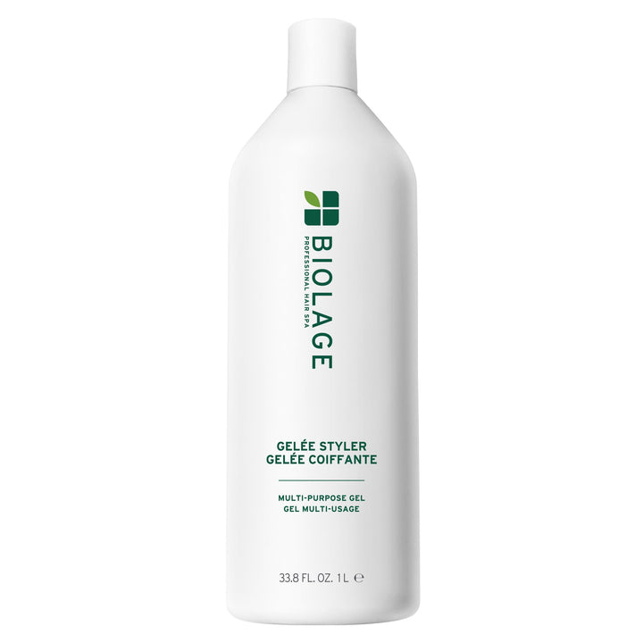 Biolage front packaging showing bottle and product benefits for salon finish