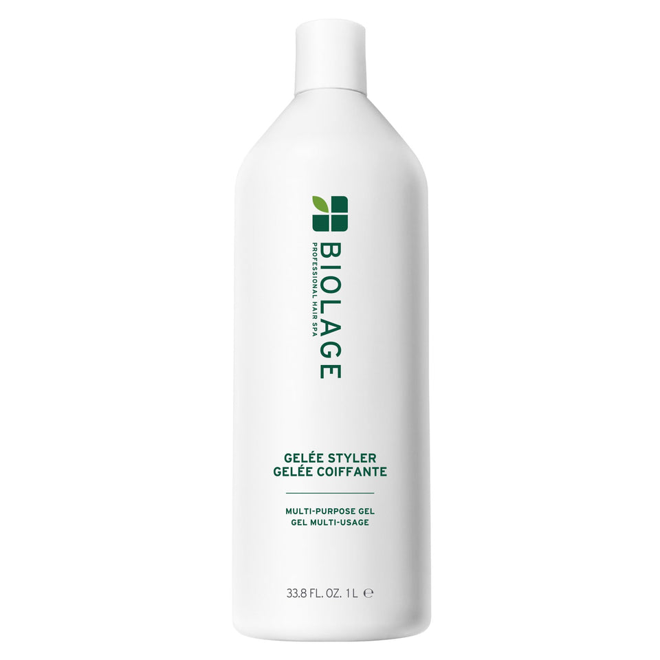 Biolage front packaging showing bottle and product benefits for salon finish