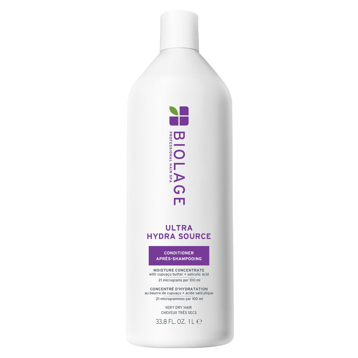 Biolage bottle front view showing hydration benefits