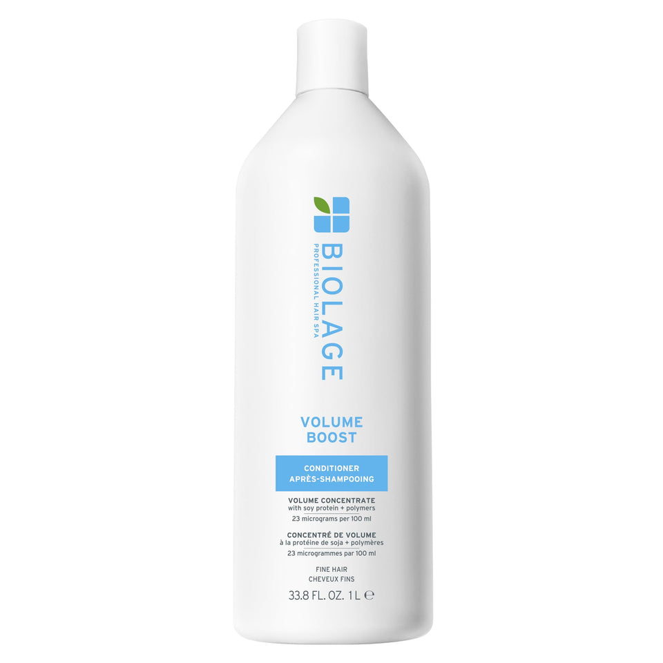 Biolage conditioner front bottle showing packaging and volume benefits