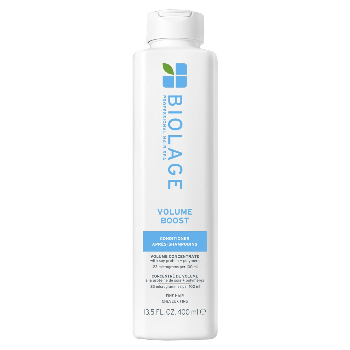 Biolage conditioner front bottle showing product for lightweight volume