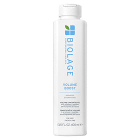 Biolage front bottle view showing sleek packaging and volumizing benefit