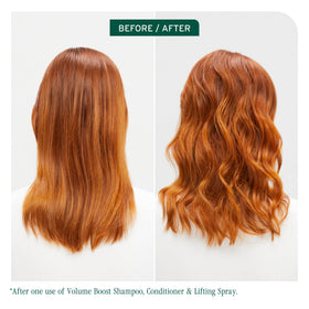 Biolage side label highlighting ingredients and vegan formula benefit