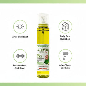 BioMiracle product label and ingredients panel highlighting organic aloe vera
